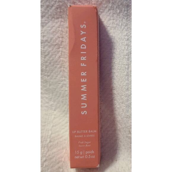 Summer Fridays Other - Summer Fridays Lip Butter Balm - 0.5fl Oz 15g - Pink Sugar BRAND NEW ‼️‼️‼️